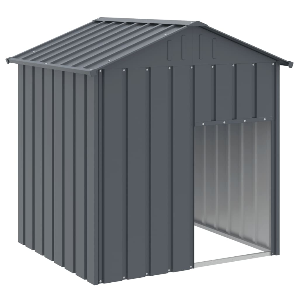 Casetta Cani Con Tetto 117X103X123 Cm Acciaio Zincato