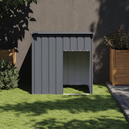 Casetta Cani Tetto 110X103X109 Cm Acciaio Zincato