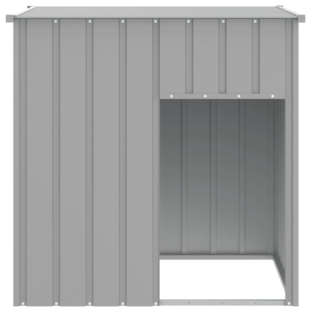 Casetta Cani Tetto 110X103X109 Cm Acciaio Zincato