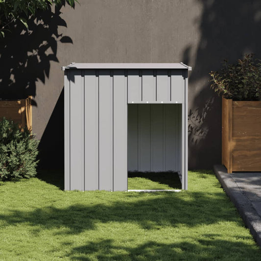 Casetta Cani Tetto 110X103X109 Cm Acciaio Zincato