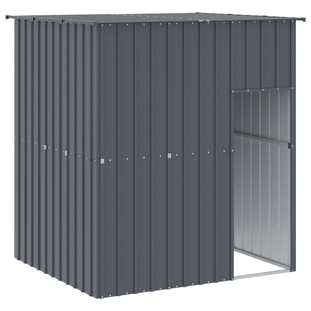 Casetta Cani Con Tetto 165X153X181 Cm Acciaio Zincato