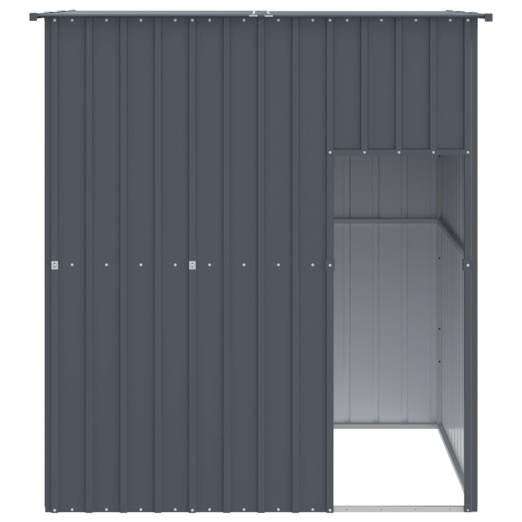 Casetta Cani Con Tetto 165X153X181 Cm Acciaio Zincato