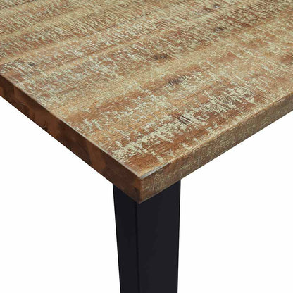 Tavolo Da Pranzo 150X90X75 Cm In Legno Massello Di Acacia