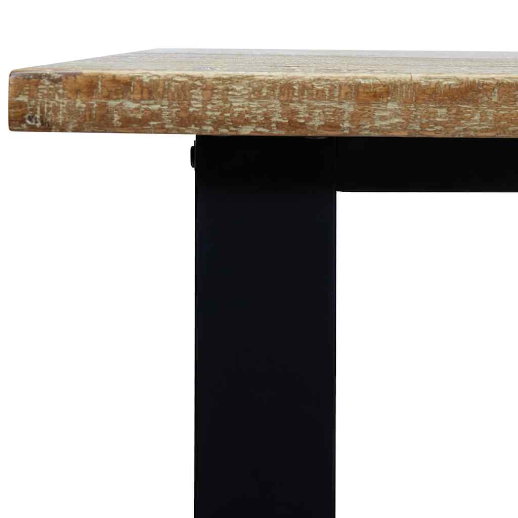 Tavolo Da Pranzo 150X90X75 Cm In Legno Massello Di Acacia