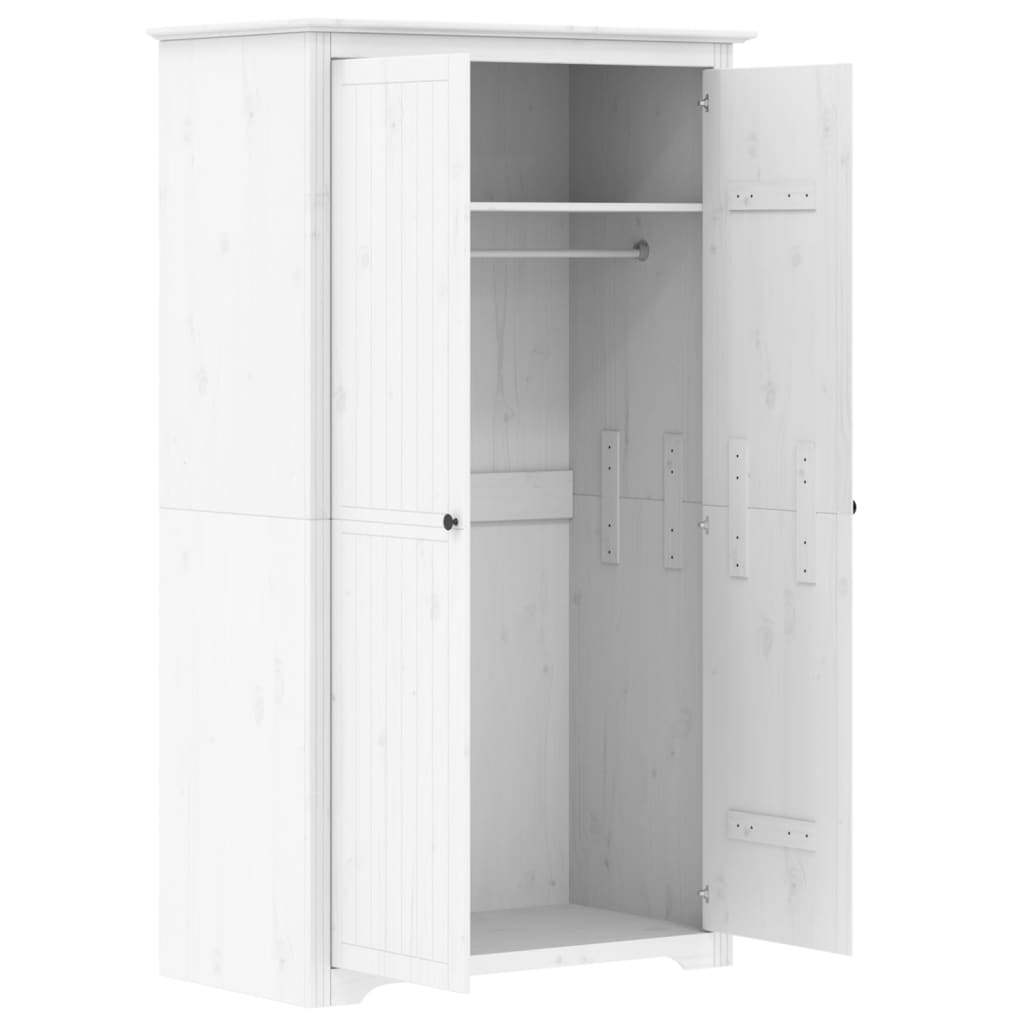 Armadio Bodo 99X53,5X173 Cm In Legno Massello Di Pino