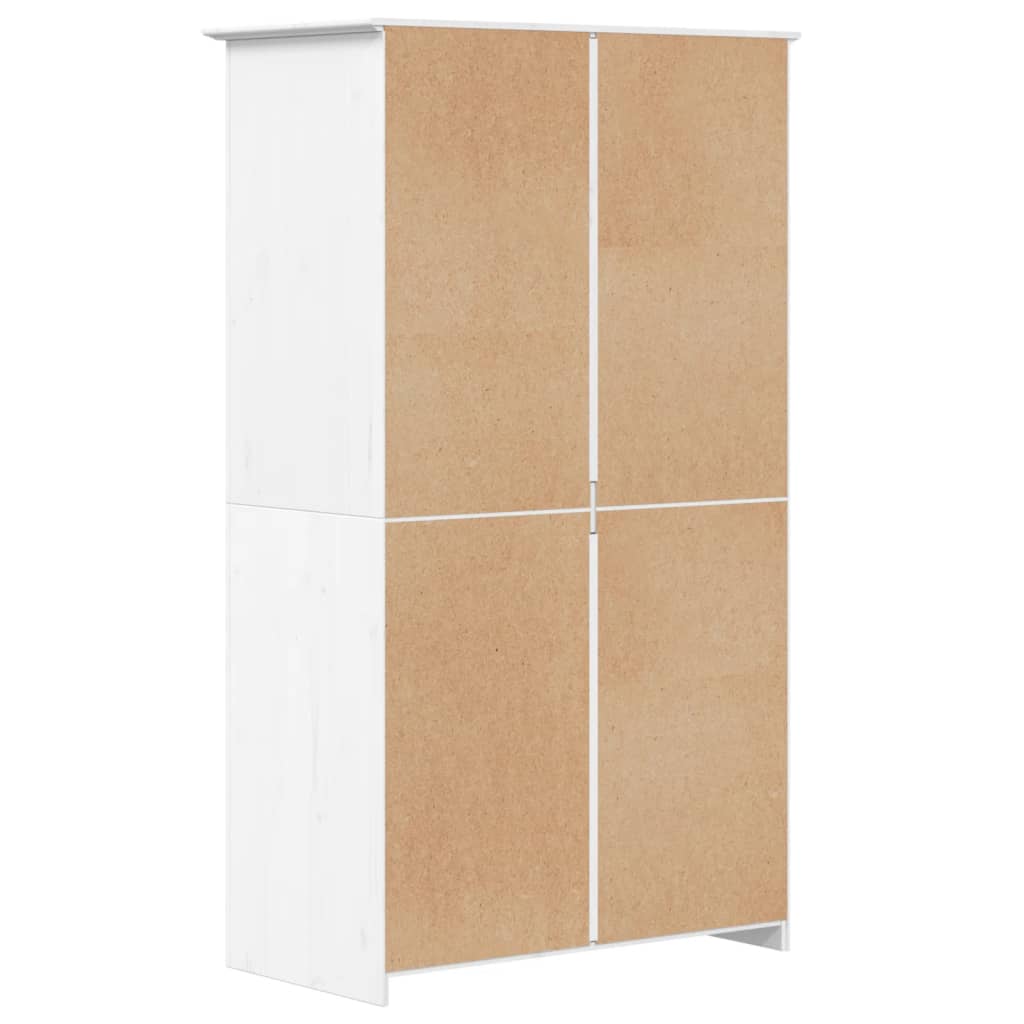 Armadio Bodo 99X53,5X173 Cm In Legno Massello Di Pino