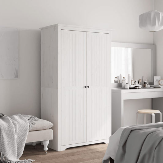 Armadio Bodo 99X53,5X173 Cm In Legno Massello Di Pino