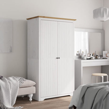 Armadio Bodo 99X53,5X173 Cm In Legno Massello Di Pino