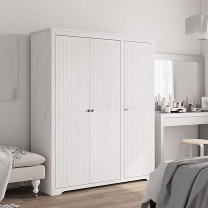 Armadio Bodo 99X53,5X173 Cm In Legno Massello Di Pino
