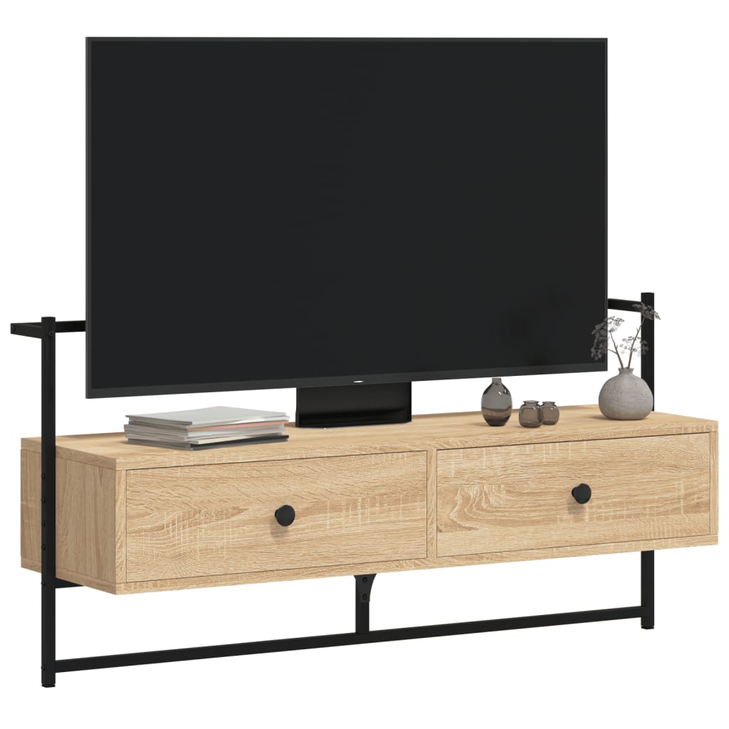 Mobile Tv A Muro 100,5X30X51 Cm Legno Multistrato