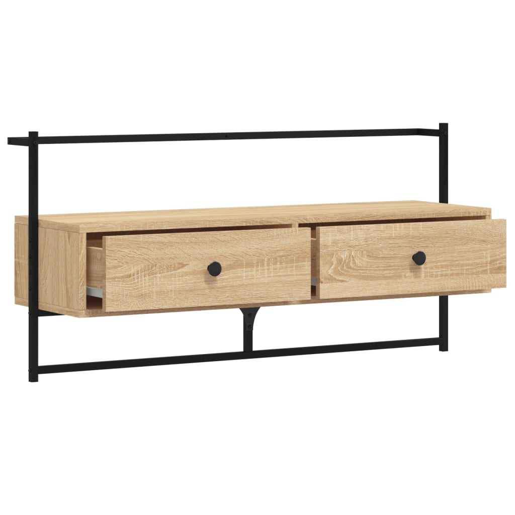 Mobile Tv A Muro 100,5X30X51 Cm Legno Multistrato