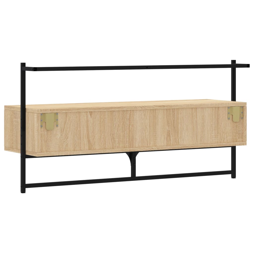 Mobile Tv A Muro 100,5X30X51 Cm Legno Multistrato