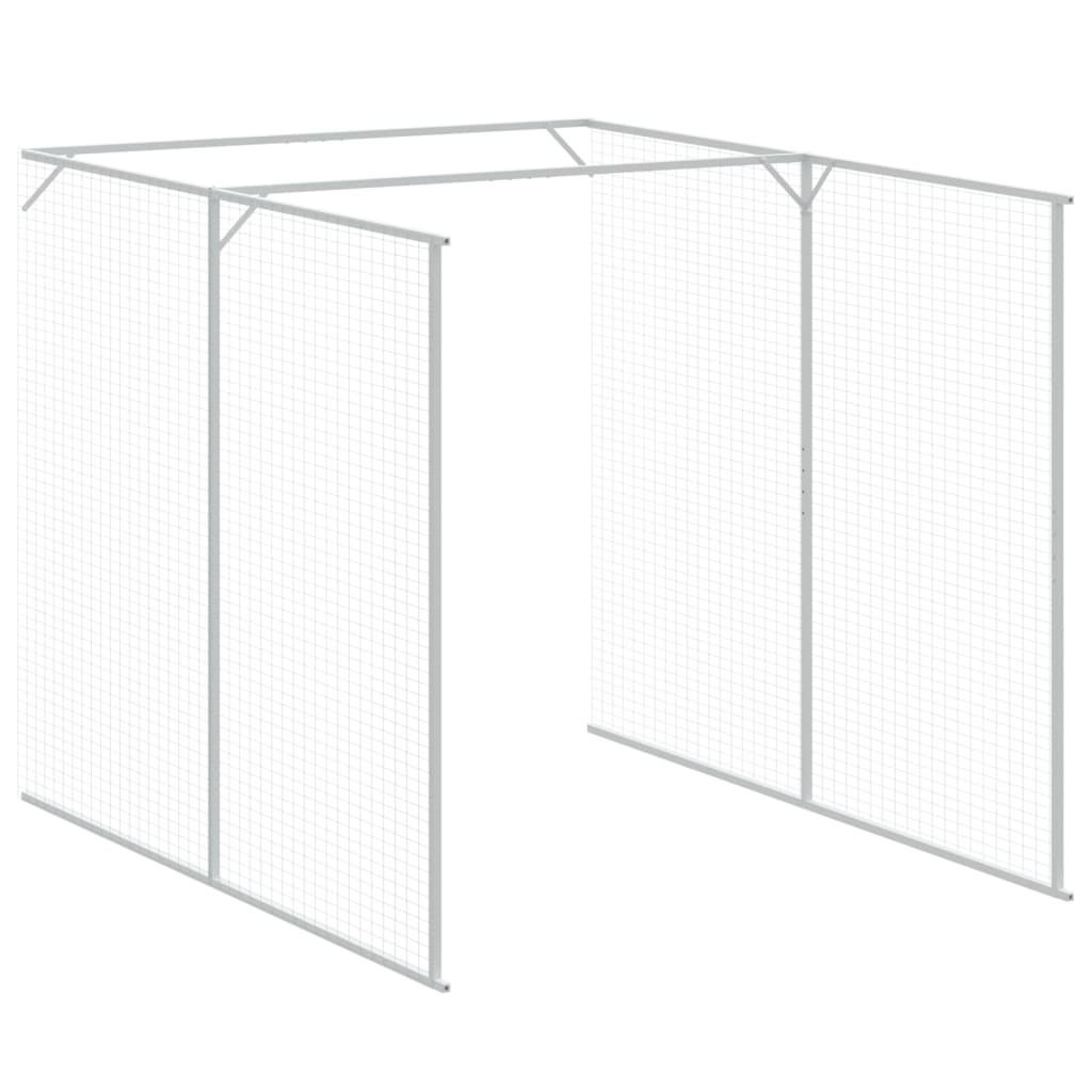 Casetta Cani Con Corsa 165X1067X181Cm Acciaio Zincato
