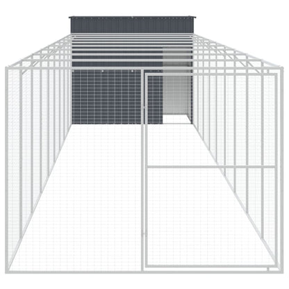 Casetta Cani Con Corsa 214X1069X181Cm Acciaio Zincato