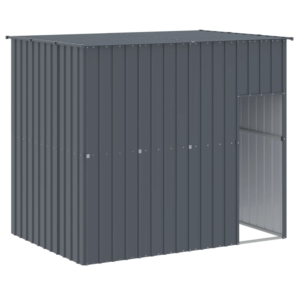 Casetta Cani Con Corsa 214X1069X181Cm Acciaio Zincato