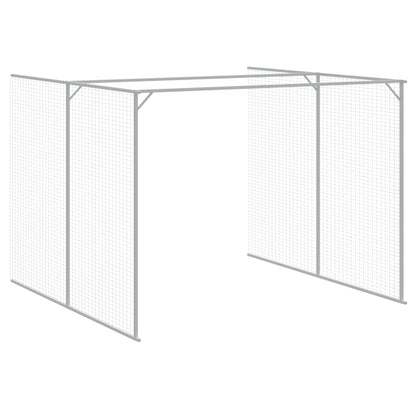 Casetta Cani Con Corsa 214X1069X181Cm Acciaio Zincato