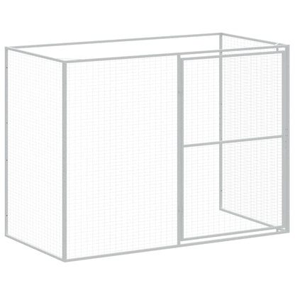 Casetta Cani Con Corsa 214X1069X181Cm Acciaio Zincato