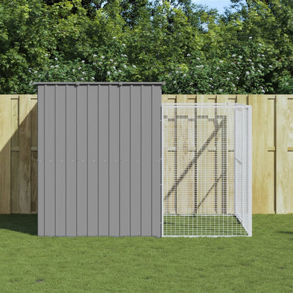 Casetta Cani Con Corsa 214X1069X181Cm Acciaio Zincato