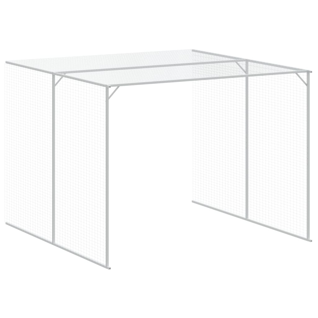 Casetta Cani Con Corsa 214X1069X181Cm Acciaio Zincato