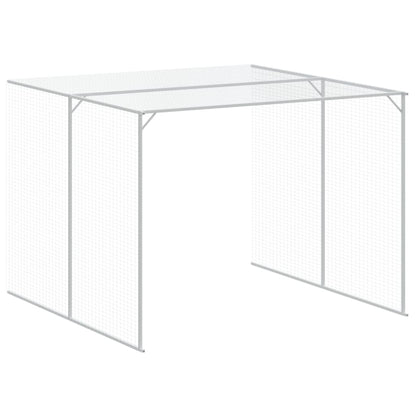 Casetta Cani Con Corsa 214X1069X181Cm Acciaio Zincato