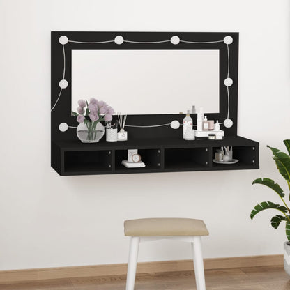 Mobile A Specchio Con Led 90X31,5X62 Cm