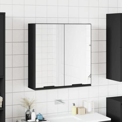 Mobile Bagno Con Specchio 64X20X66,5 Multistrato