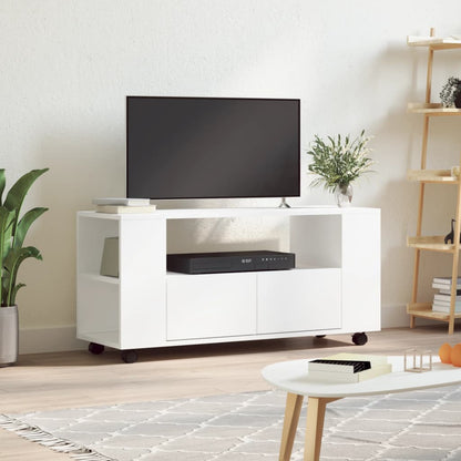 Mobile Porta Tv Con Ruote 102X34,5X43 Cm Truciolato