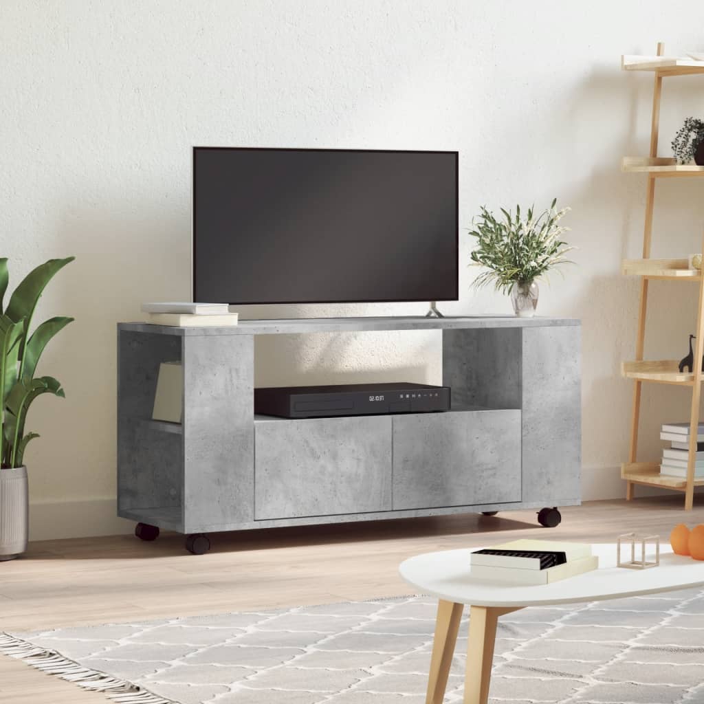 Mobile Porta Tv Con Ruote 102X34,5X43 Cm Truciolato
