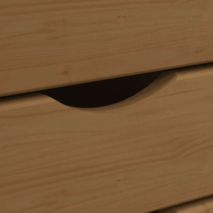 Armadietto Rotante Con Cassetti Moss Ambra Legno Massello Pino
