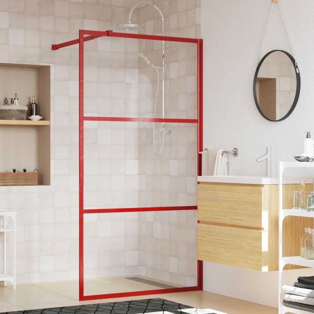 Parete Doccia Walk In In Vetro Smerigliato Esg