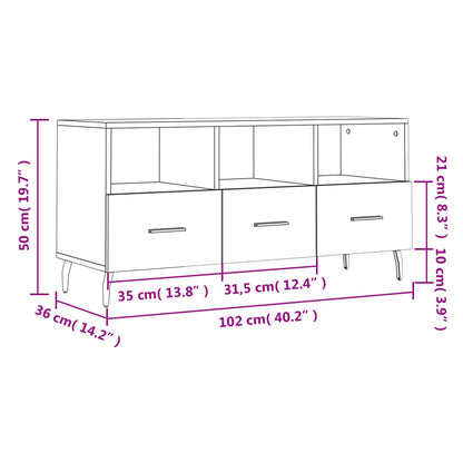 Mobile Porta Tv 102X36X50 Cm In Legno Multistrato