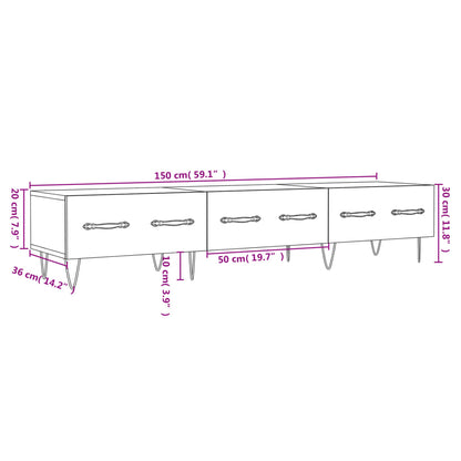 Mobile Porta Tv 150X36X30 Cm In Legno Multistrato