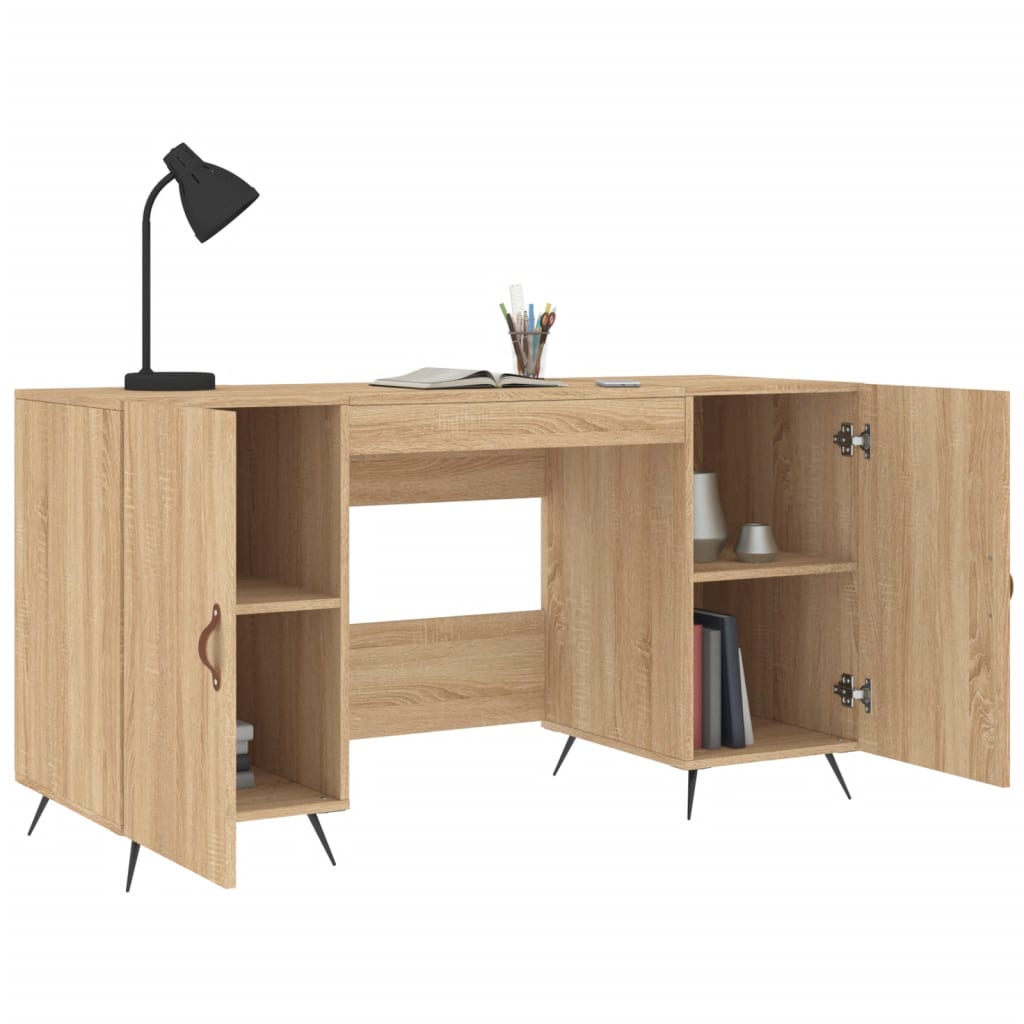 Scrivania 140X50X75 Cm In Legno Multistrato