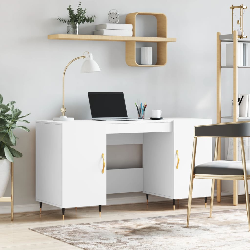 Scrivania 140X50X75 Cm In Legno Multistrato