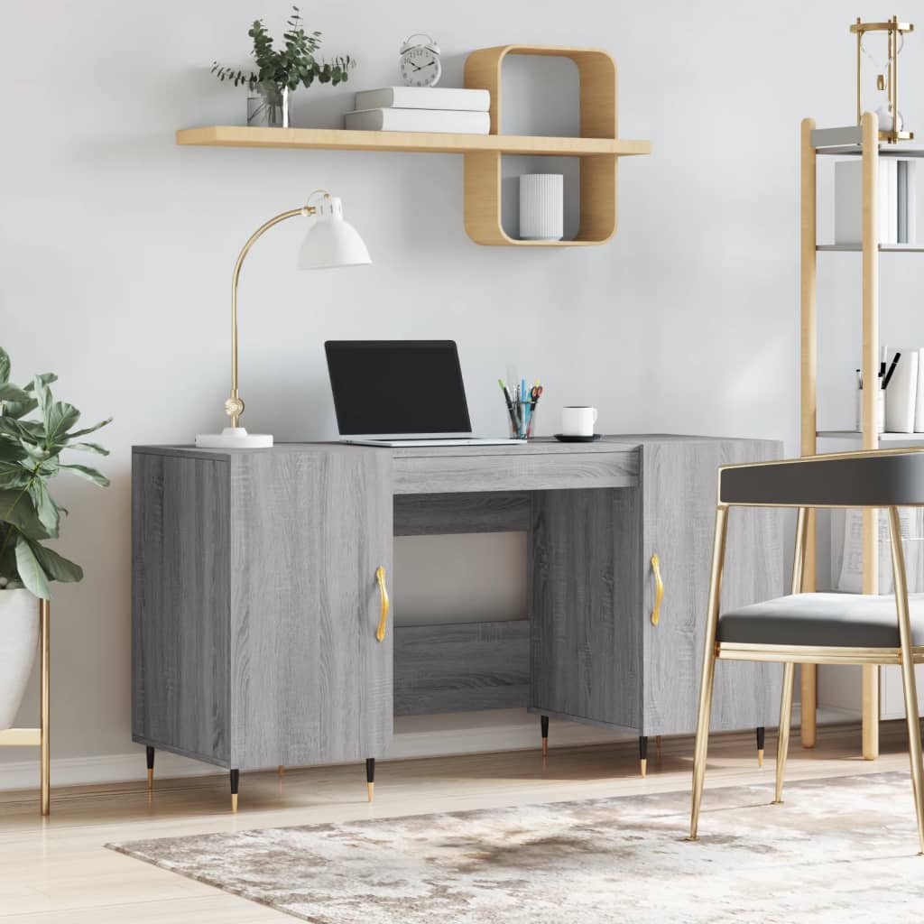 Scrivania 140X50X75 Cm In Legno Multistrato