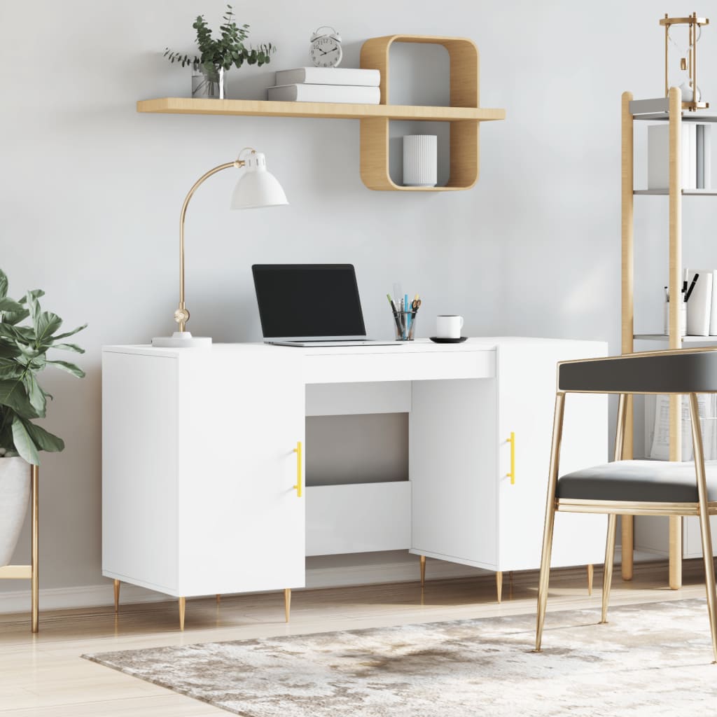 Scrivania 140X50X75 Cm In Legno Multistrato