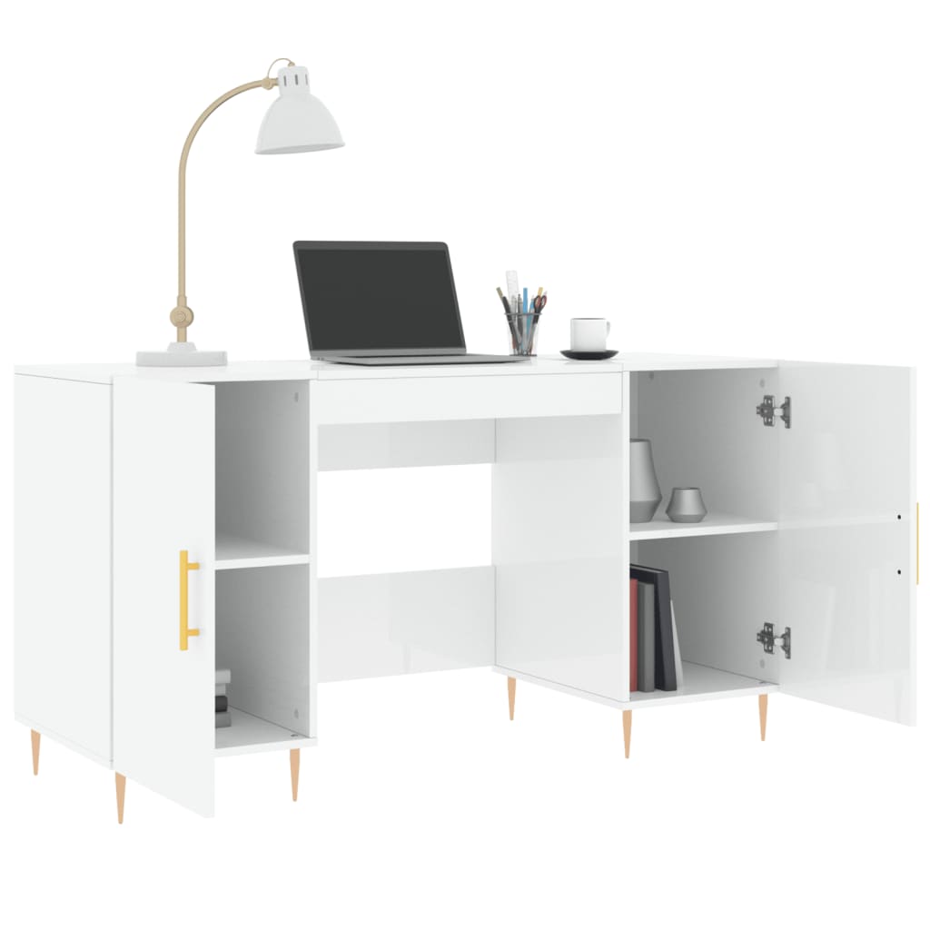 Scrivania 140X50X75 Cm In Legno Multistrato