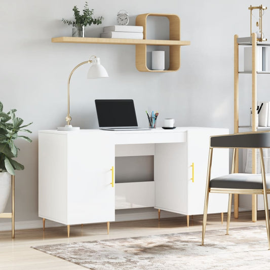 Scrivania 140X50X75 Cm In Legno Multistrato