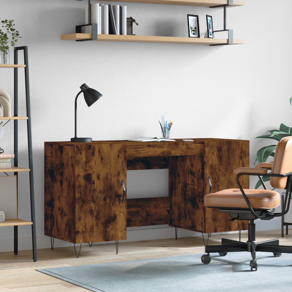 Scrivania 140X50X75 Cm In Legno Multistrato