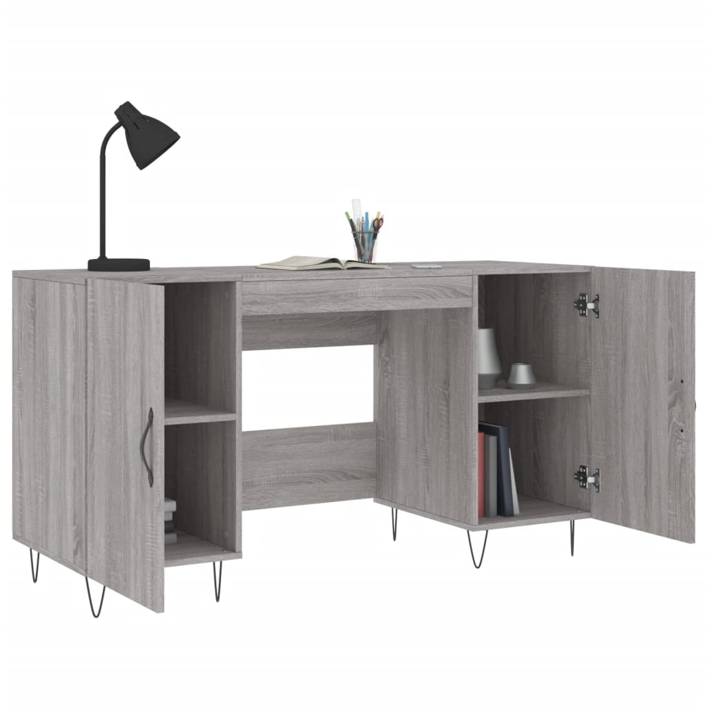 Scrivania 140X50X75 Cm In Legno Multistrato