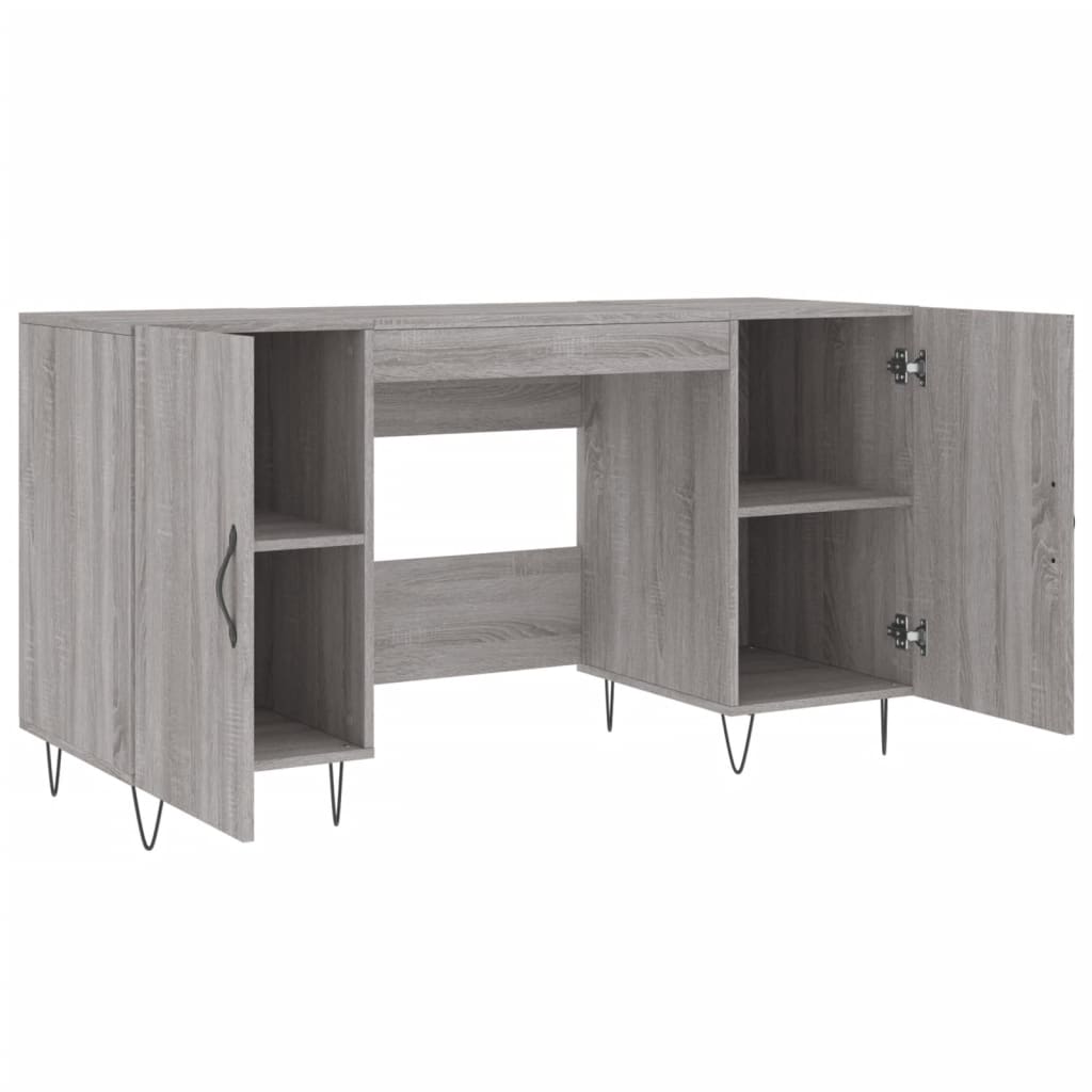 Scrivania 140X50X75 Cm In Legno Multistrato