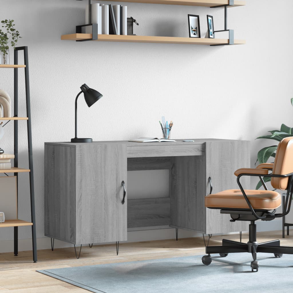 Scrivania 140X50X75 Cm In Legno Multistrato