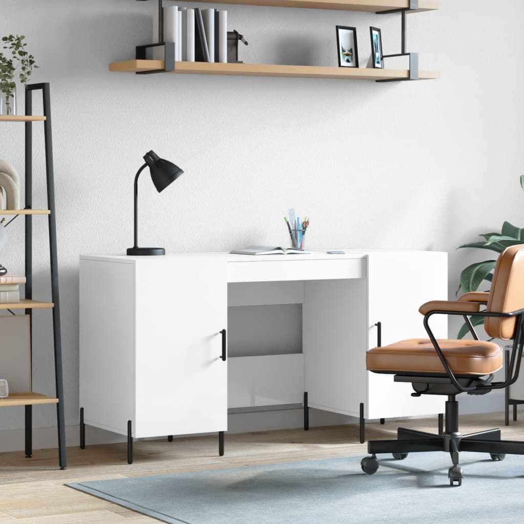 Scrivania 140X50X75 Cm In Legno Multistrato