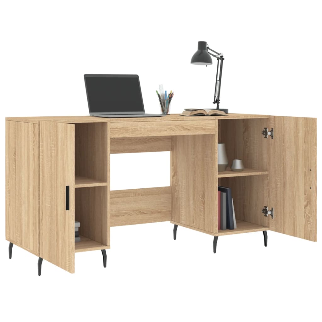 Scrivania 140X50X75 Cm In Legno Multistrato