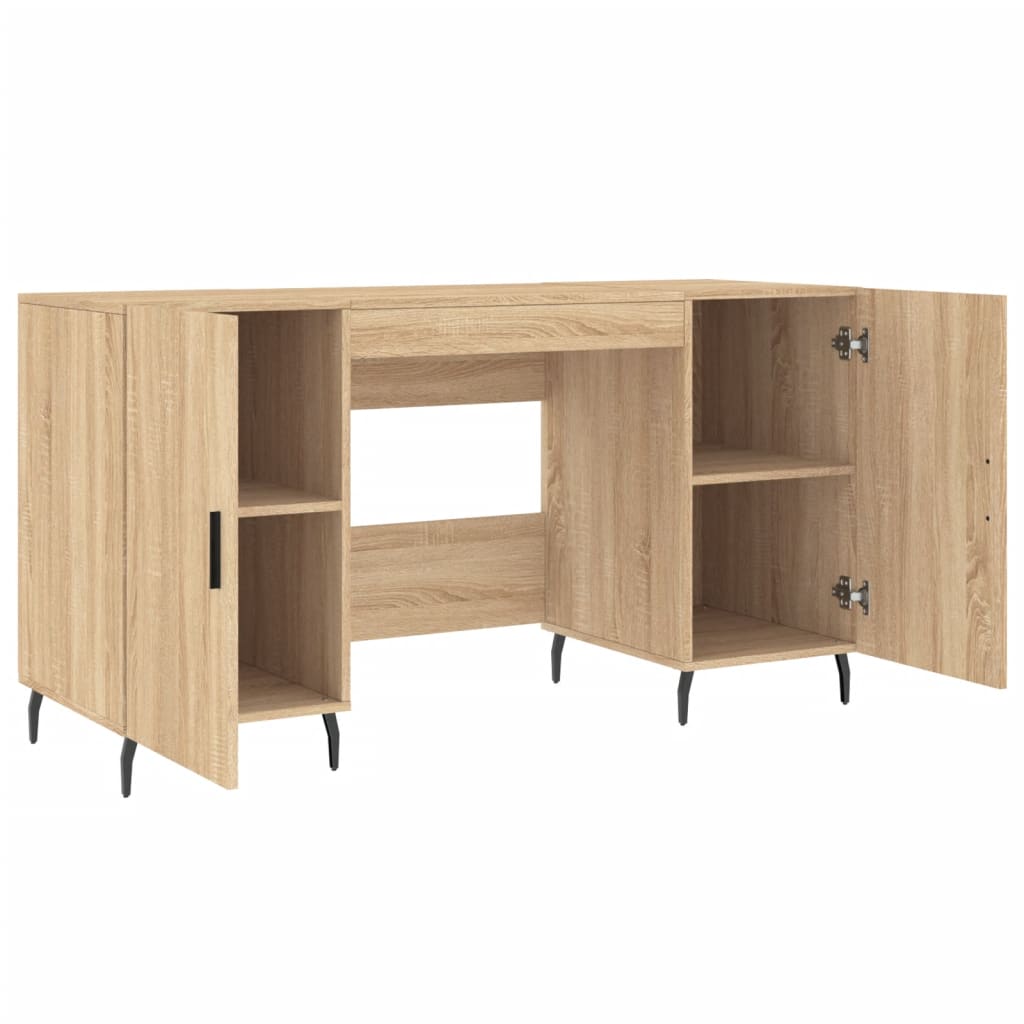 Scrivania 140X50X75 Cm In Legno Multistrato