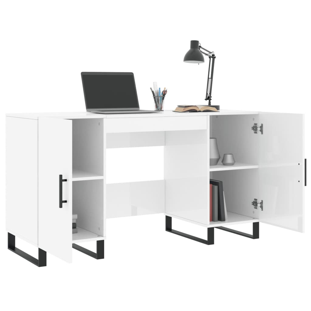Scrivania 140X50X75 Cm In Legno Multistrato