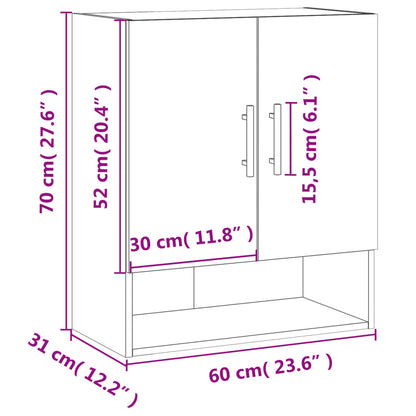 Armadietto A Muro 60X31X70 Cm Legno Multistrato