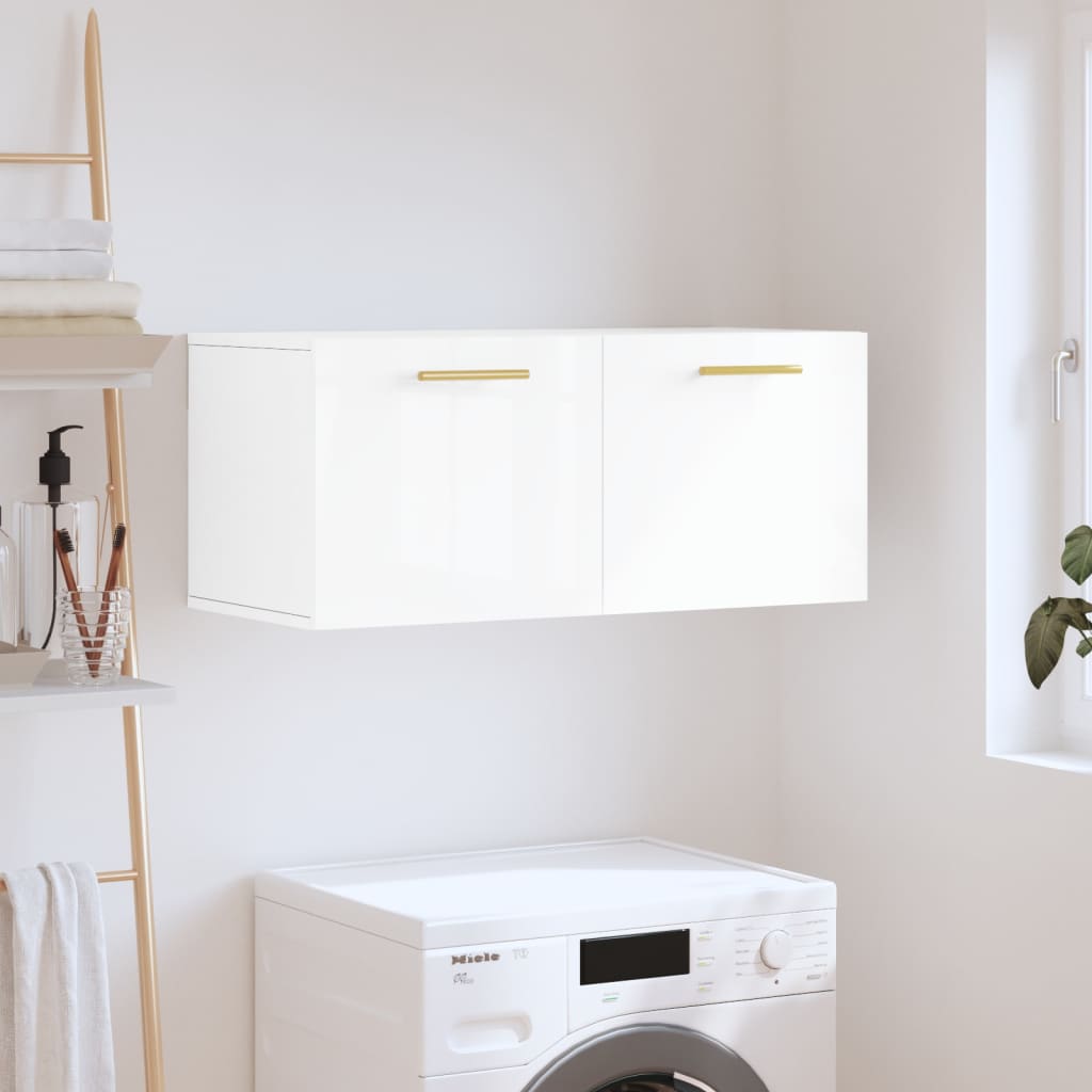 Mobile A Parete 60X36,5X35 Cm Legno Multistrato
