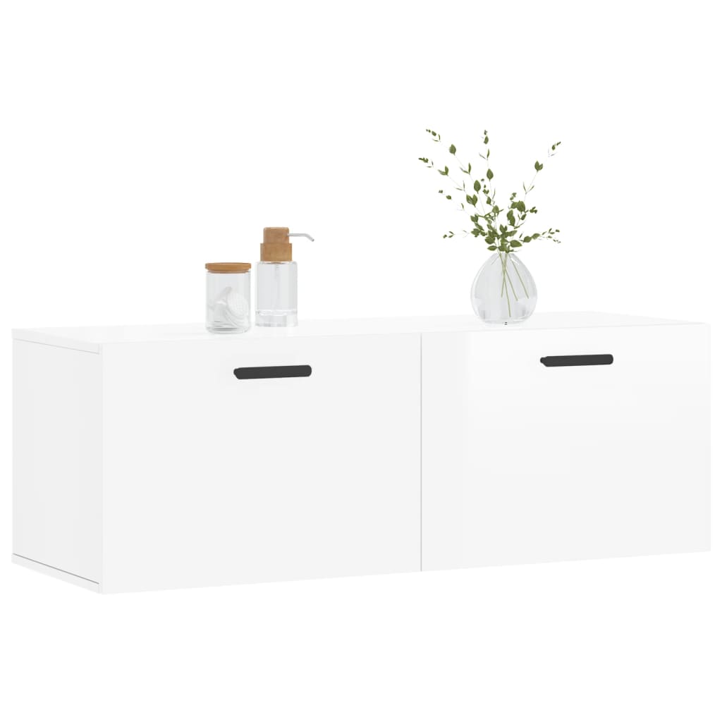 Mobile A Parete 100X36,5X35 Cm Legno Multistrato
