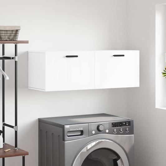 Mobile A Parete 100X36,5X35 Cm Legno Multistrato